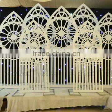 Event divider and background Moroccan carved wpc partition movable screens room dividers