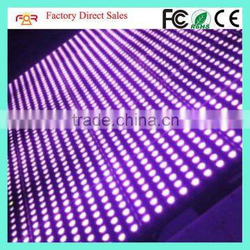 High Quality Best Sale 50x50cm 10mm Tempered Glass 64pcs SMD5050 3in1 RGB 8*8 Pixel Interactive LED Dance Floor Light