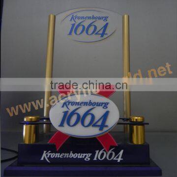 Whole Bend Acrylic Wine Bottles Display Rack photo-5