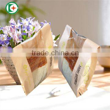 Custom Printed Bread Packaging Paper Bags Wholesale photo-4