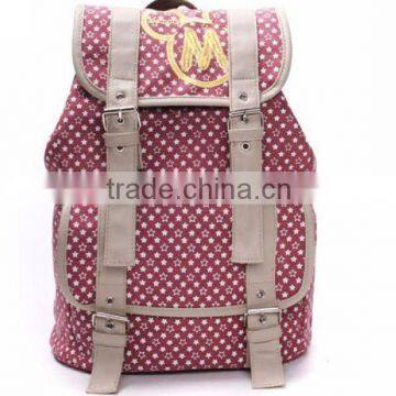 fashion Star Design Canvas school kids Backpack