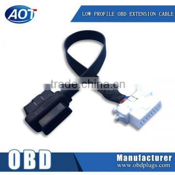 obdii M/F to F extension cable obd gps tracking cable