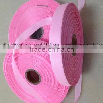 Huzhou factory direct supply delicate woven satin ribbon underwear private labels,printed satin labels, satin care labels