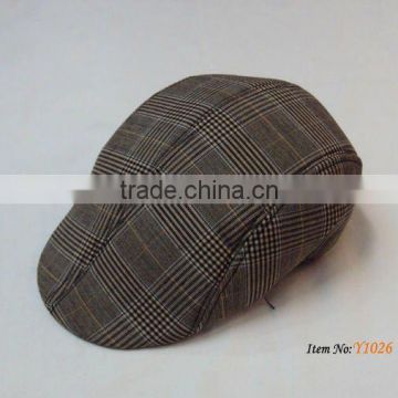 2014 cheap hiphop custom flat cap/hat ivy caps cotton warm winter for man