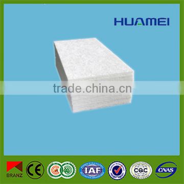 Formaldehyde-free white glass wool for air-conditioning duct system