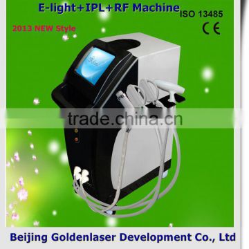 Redness Removal 2013 Cheapest Price Beauty Equipment E-light+IPL+RF Machine Dental Diode Laser Depilator 590-1200nm