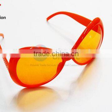 No.1 Yiwu Exporting Commission Agent Wanted Orange Simple Fashion Glasses for Party photo-2