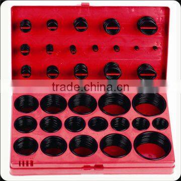 TC 407pc Assorted Black SAE O-ring Kit For Machine