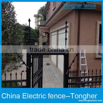 Electric fence/fense for gate and windows security protection with alarm function