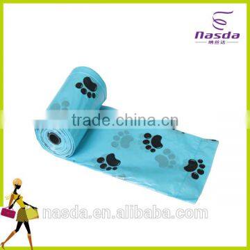 Pet Product Biodegradable Dog Waste Bag/ Dog Poop Bag with Footstep Printing