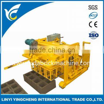 QT40-3A Manual Walking Cement Hollow Block Machine