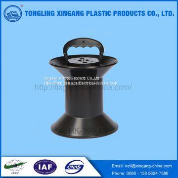 Plastic bobbin for super enamelled copper wire