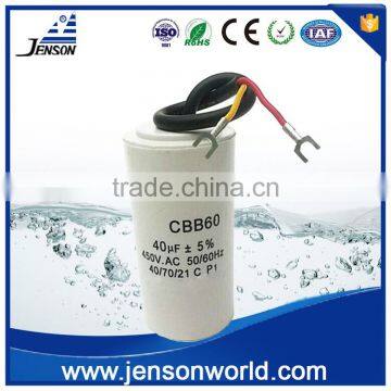 Jenson best CBB60 capacitor ac motor capacitor cbb60 cbb61 cbb65 Polyester Film Capacitor