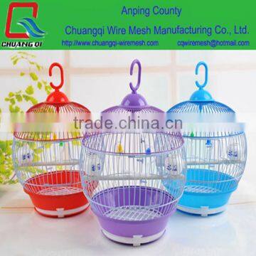 Elegant metal round bird pet cage, macaw cages with good quality