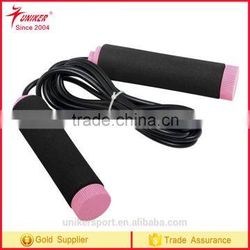 High quality wooden handle jump rope, PVC jump rope, cunter jump rope crossfit