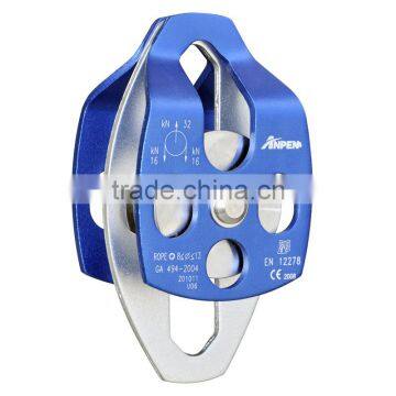 Climbing With Single Steel Wire Rope Double Pulley photo-2
