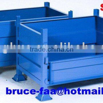 folding steel container/crate