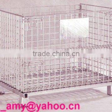 foldable wire mesh basket(Collapsible mesh container)