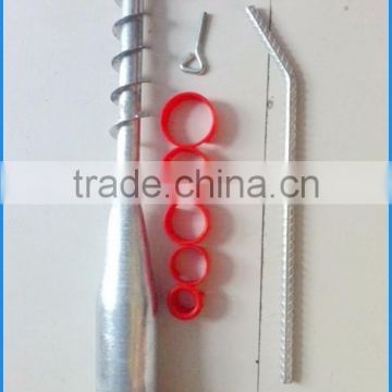 Hot Dip galvanized Ground Screw For Solar Stand