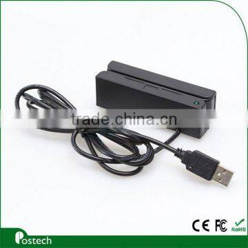 MSR100 2014 Hot sale 3 truck usb pos dual head msr reader