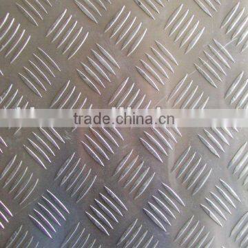 five bars aluminum checkered plate