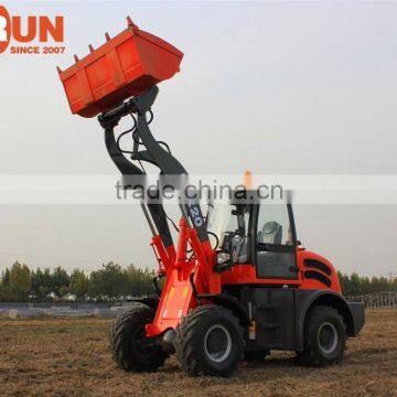 Qingdao Everun ER20 Front Loader Type Compact Wheel Loader With Wooden Forks photo-4