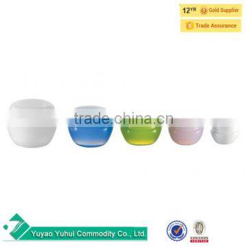 5PCS Colorful Empty Cream Plastic Sample Jar