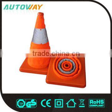 750mm orange small safety foldable traffice cone