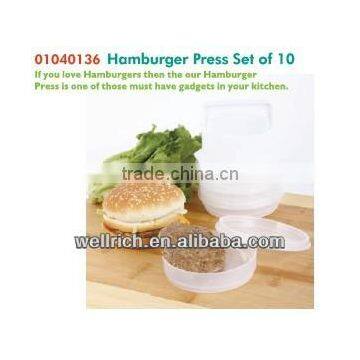 Hamburger Press Set of 10 01040136