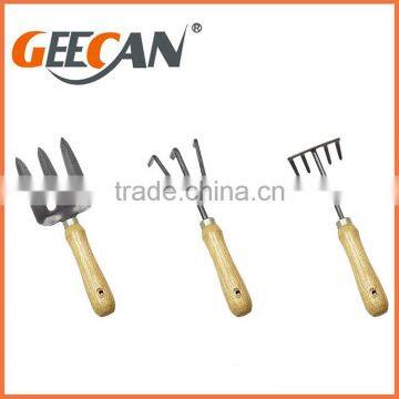 Eco Wooden Handle Garden Tool Set, Toy Garden Tool Sets for Kids and Chidrend photo-3