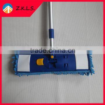 Scalable Long Handle Flat Floor Mop With Chenille Mop Head photo-2
