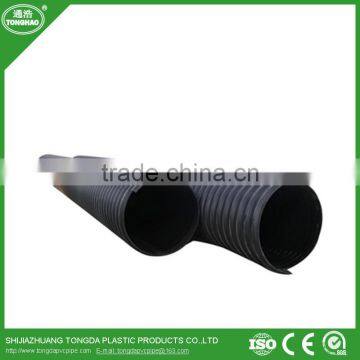 HDPE Corrugated Pipe With Steel Belt for Drainage