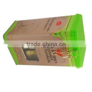 Coffee Tin Box With Plastic Lid photo-3