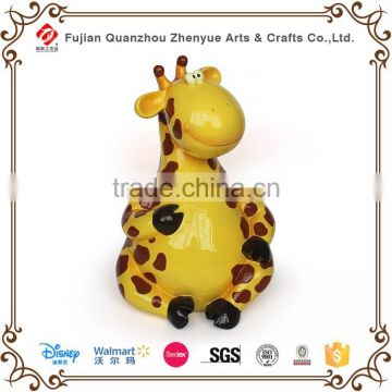 Giraffe sculpture, decorative resin giraffe statues for sale