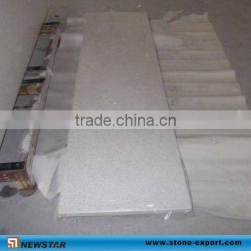 white quartz with glass