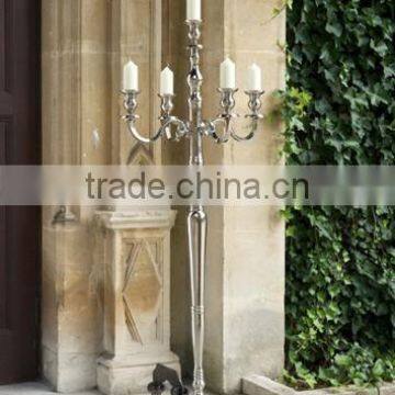 Floor Standing Candelabra / Wedding Decoration Event Candelabra , Tall Candelabra , Aluminium Floor Candelabra photo-2