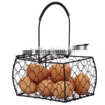 wire egg basket rectangular wire baskets cheap wire baskets