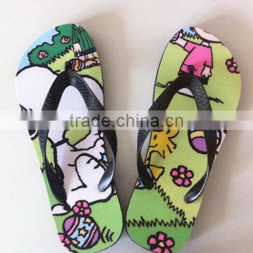 Wholesale Sublimation Custom Photo Flip Flop Slipper