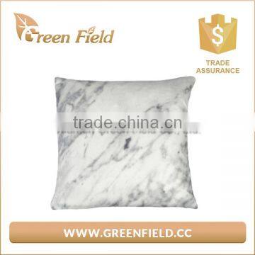 Eco-friendly Washable Paper Fabric Marble Pillow Cover photo-4