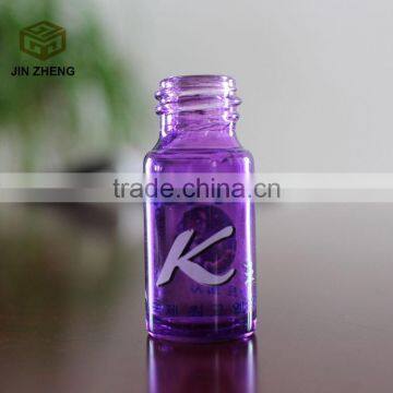 China Manufacture Purple Color 10ml Glass Bottle for Essential Oil photo-3