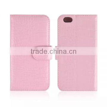 Fashion Crocodile Pattern Leather Flip Mobile Phone Case,genuine Leather Case for IPhone 6 6Plus photo-5
