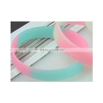 Debossed Ink Filled Silicone Rubber Bracelet photo-2