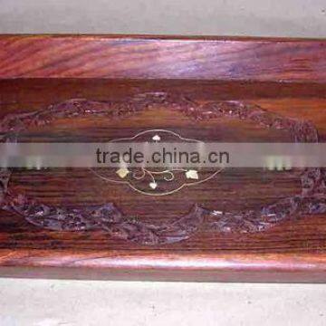 Designer Carved Wooden Serving Tray,Antique Wooden Serving Trays,Serving Trays