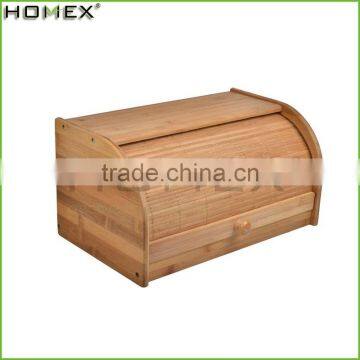 Morden High Quality Kitchenware Bamboo Bread Box/Homex_Factory photo-2