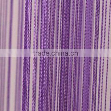 Fashion Purple Fringe Curtain With Cryustal Decoration