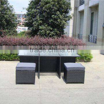 Popular PE Rattan Club Bar Set Outdoor Furniture photo-3