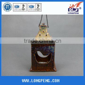 New Outdoor Hanging LED Ceramic Garden Lantern