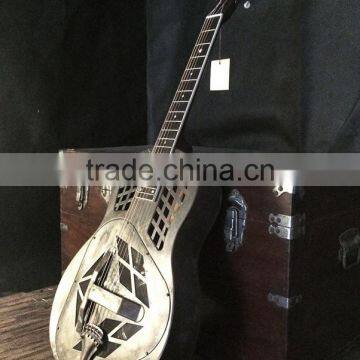 Ancient Finish Copper Alloy Body Tri-cone Resonator Guitar photo-2
