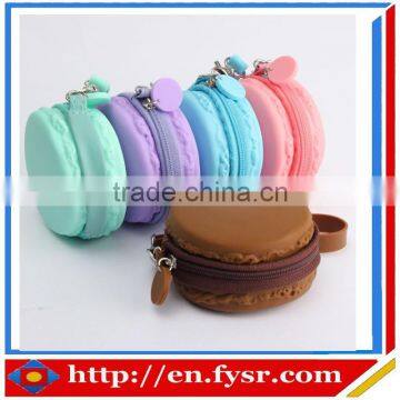 2015silicone Macaron wallet Hot-selling fashionable silicone money pouch and silicon wallet