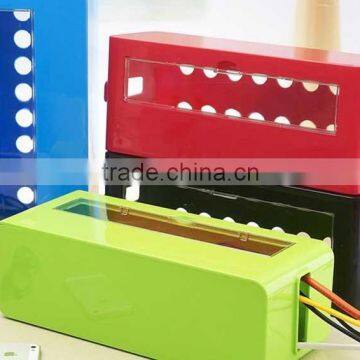 Multi Power Plug Socket Anti-dust Storage Box Cable/Wire/Cord Organizer Box photo-2